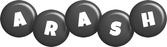 Arash candy-black logo