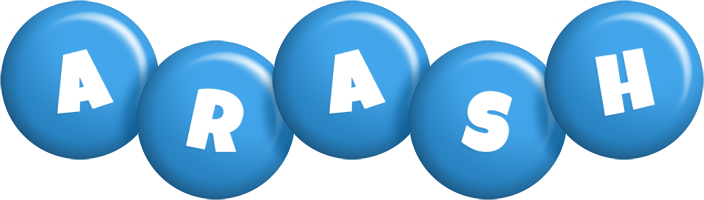 Arash candy-blue logo