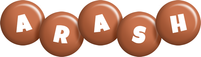 Arash candy-brown logo