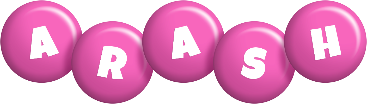 Arash candy-pink logo