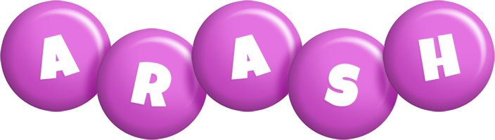 Arash candy-purple logo