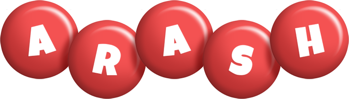 Arash candy-red logo