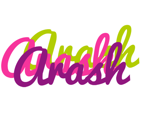 Arash flowers logo