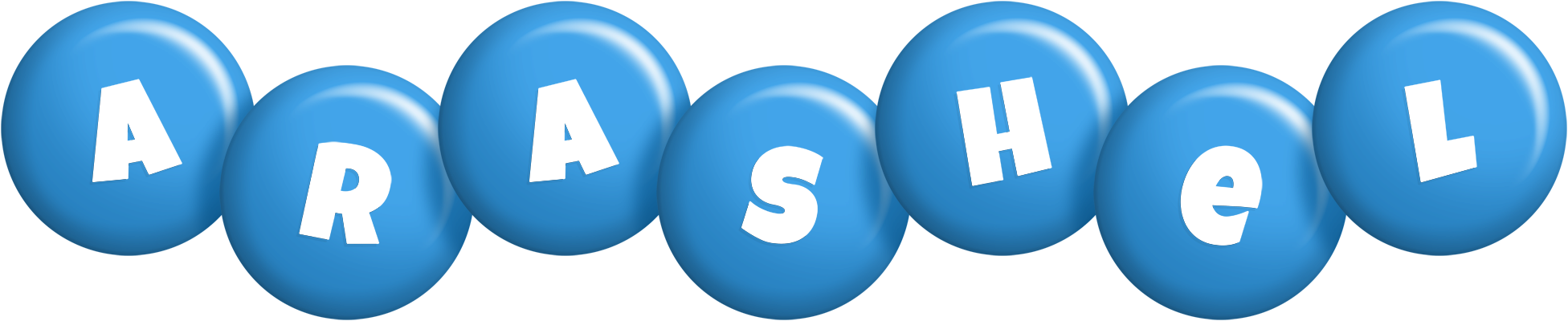 Arashel candy-blue logo