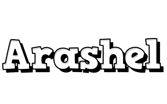 Arashel snowing logo
