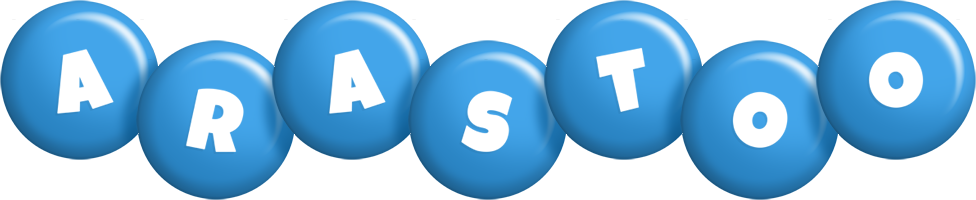 Arastoo candy-blue logo