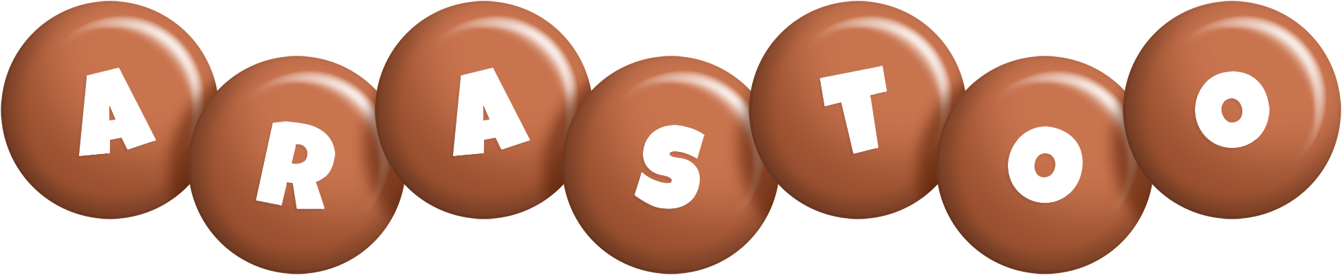 Arastoo candy-brown logo