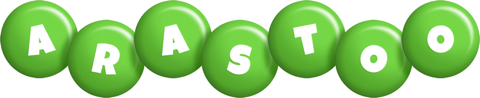 Arastoo candy-green logo