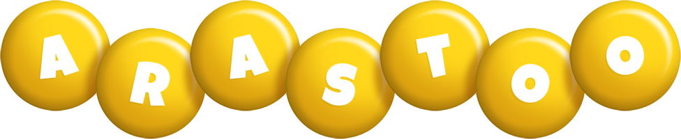 Arastoo candy-yellow logo