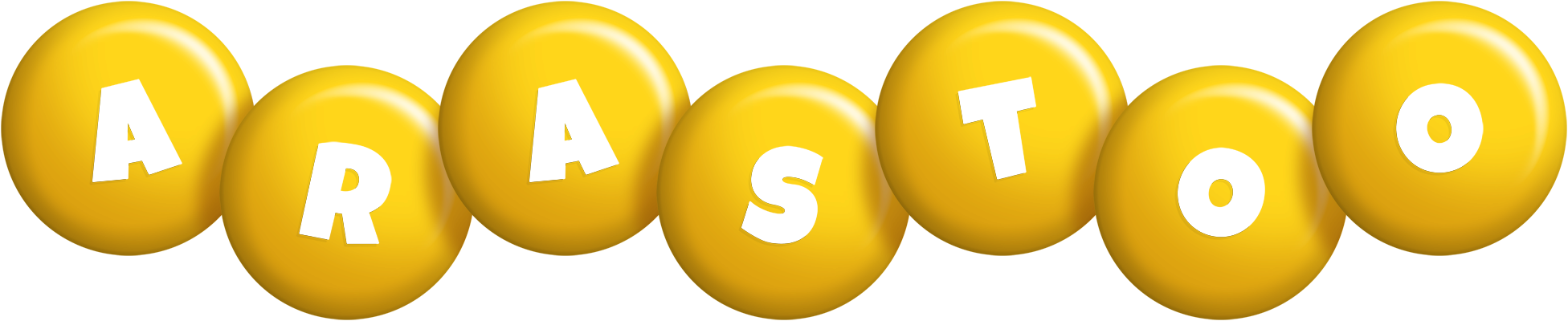 Arastoo candy-yellow logo