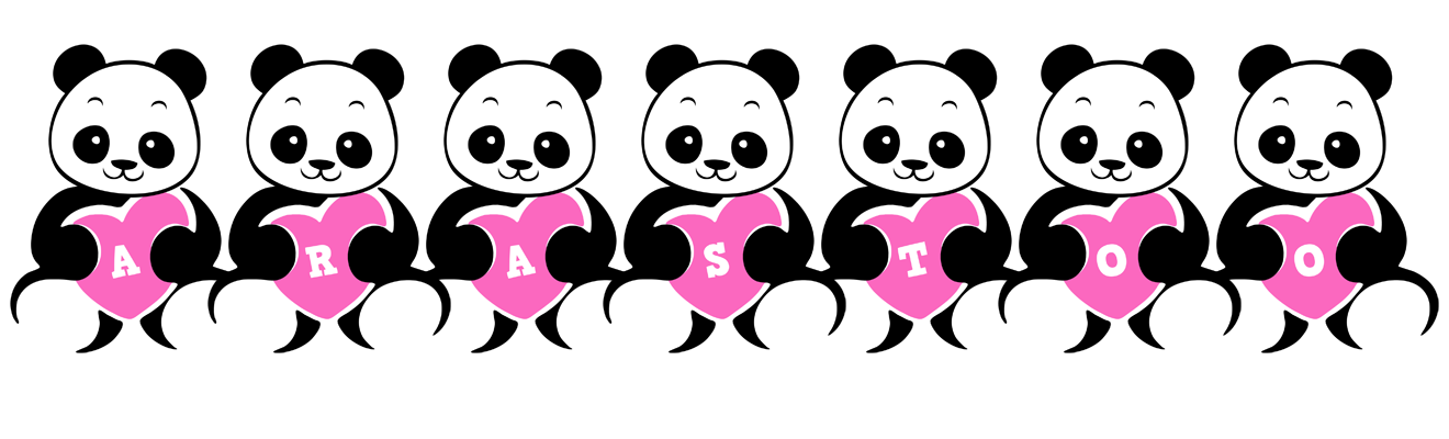 Arastoo love-panda logo