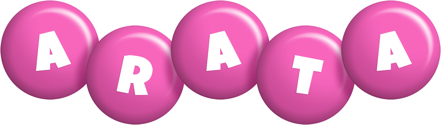 Arata candy-pink logo