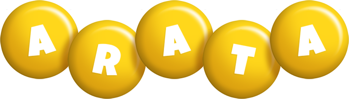 Arata candy-yellow logo