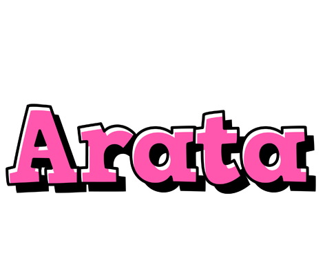 Arata girlish logo