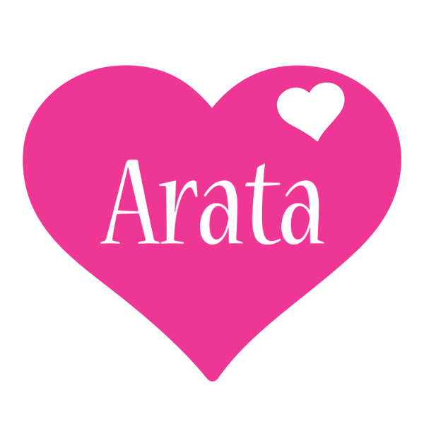 Arata love-heart logo
