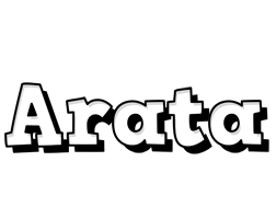 Arata snowing logo