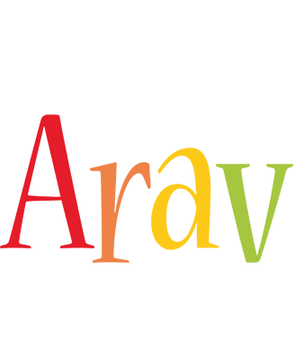 Arav birthday logo