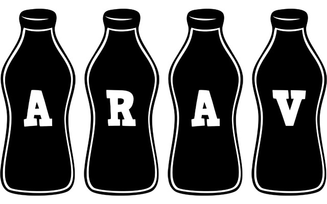 Arav bottle logo