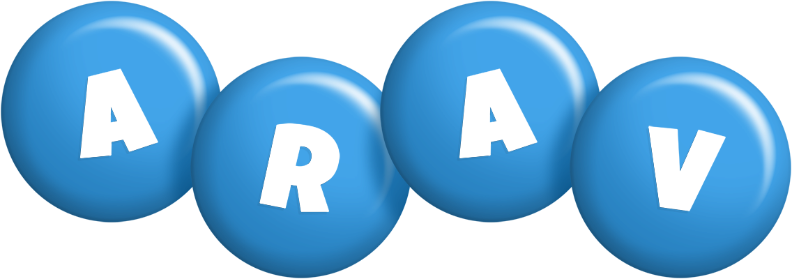 Arav candy-blue logo