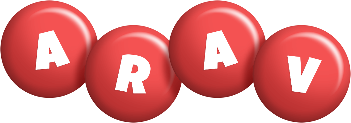 Arav candy-red logo