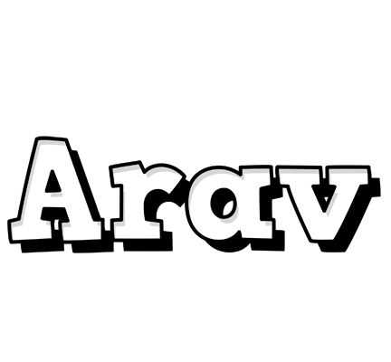 Arav snowing logo