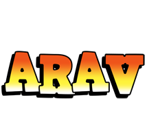 Arav sunset logo