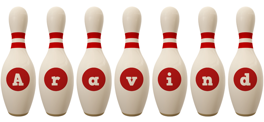 Aravind bowling-pin logo