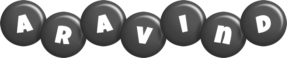 Aravind candy-black logo
