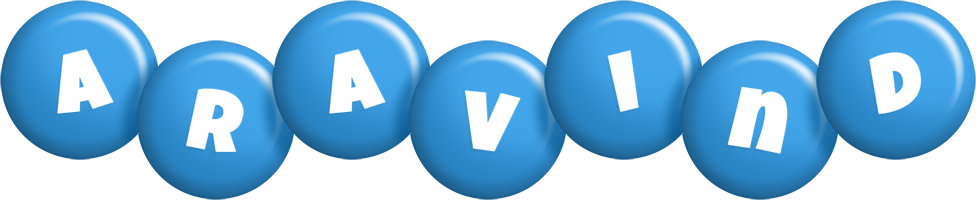 Aravind candy-blue logo