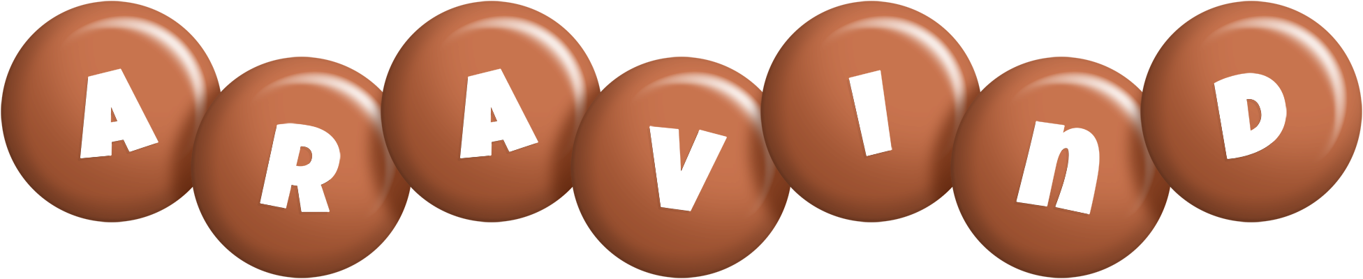 Aravind candy-brown logo