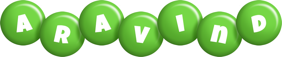 Aravind candy-green logo