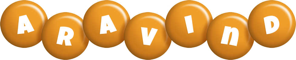 Aravind candy-orange logo