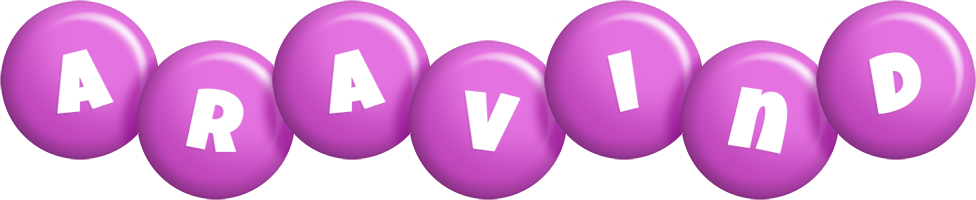 Aravind candy-purple logo