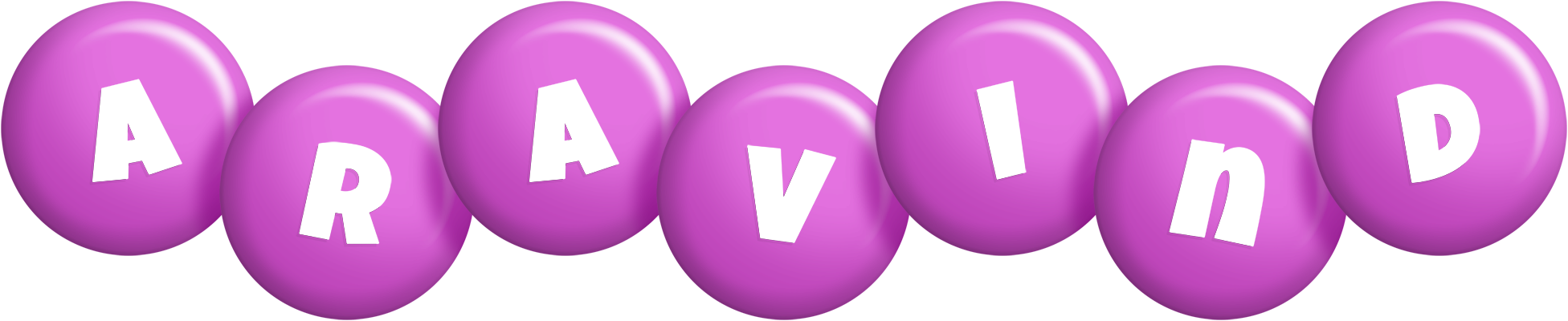 Aravind candy-purple logo