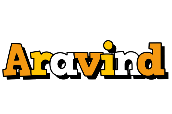 Aravind cartoon logo