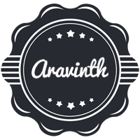 Aravinth badge logo