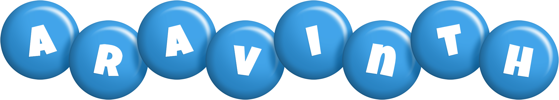 Aravinth candy-blue logo
