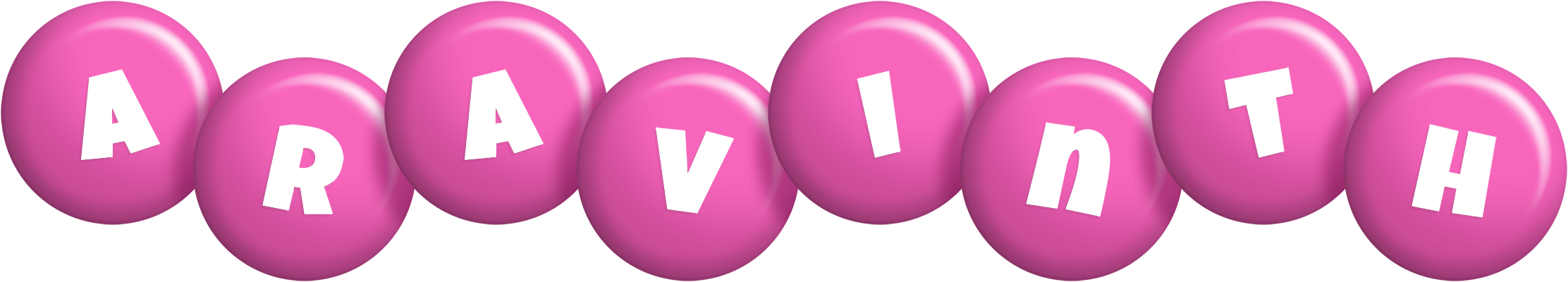 Aravinth candy-pink logo