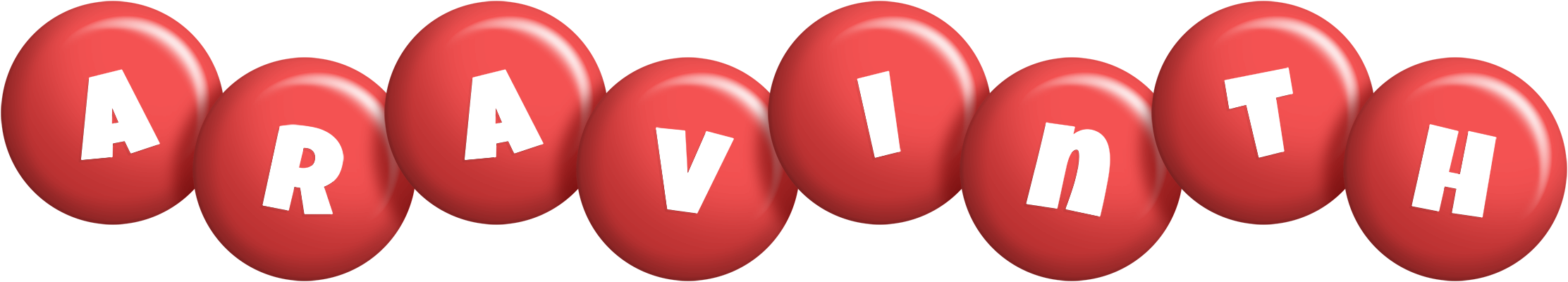 Aravinth candy-red logo