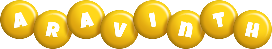 Aravinth candy-yellow logo