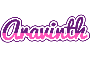 Aravinth cheerful logo