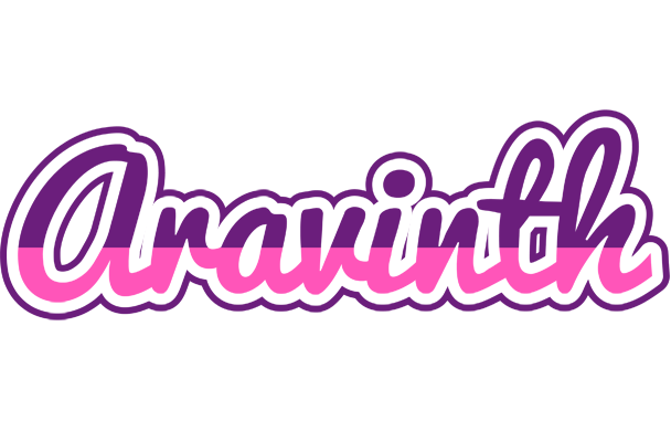 Aravinth cheerful logo