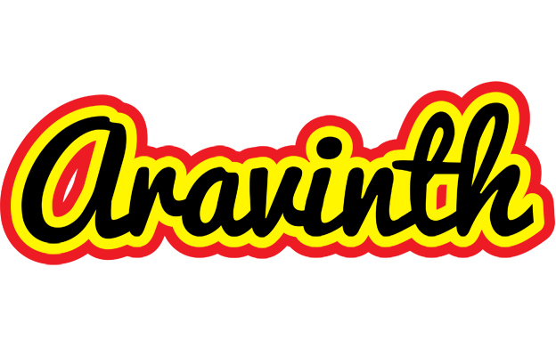 Aravinth flaming logo