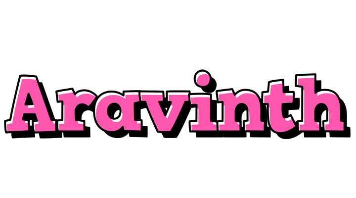 Aravinth girlish logo