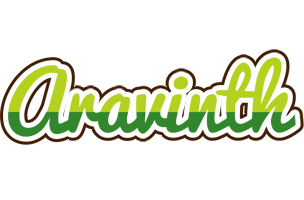 Aravinth golfing logo