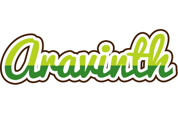 Aravinth golfing logo