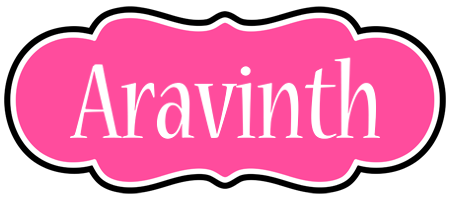 Aravinth invitation logo