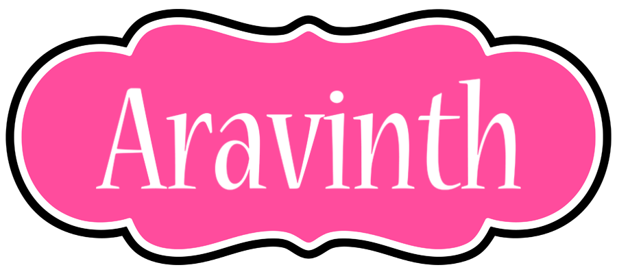 Aravinth invitation logo