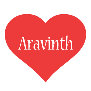 Aravinth love logo