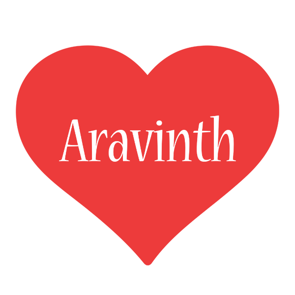Aravinth love logo